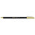 edding 1200, Rotulador de punta de fibra, punta fina, cuerpo negro, tinta dorada - 2