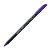 edding 1200, Rotulador de punta de fibra, punta fina, cuerpo negro, tinta violeta - 1