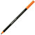 edding 1300, Rotulador de punta de fibra, punta ancha, cuerpo negro, tinta naranja - 1