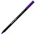 edding 1300, Rotulador de punta de fibra, punta ancha, cuerpo negro, tinta violeta - 1