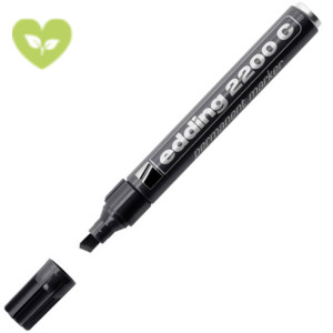 edding 2200 C, Marcatore permanente, Punta a scalpello, 1 mm - 5 mm, Nero (confezione 10 pezzi) edding 2200 C, Marcatore permanente, Punta a scalpello, 1 mm - 5 mm, Nero (confezione 10 pezzi)
