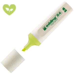 edding 24 EcoLine Evidenziatore, Punta a scalpello, Spessore tratto 2-5 mm, Giallo (confezione 10 pezzi) edding 24 EcoLine Evidenziatore, Punta a scalpello, Spessore tratto 2-5 mm, Giallo (confezione 10 pezzi)