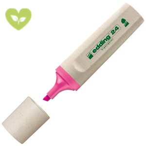 edding 24 EcoLine Evidenziatore, Punta a scalpello, Spessore tratto 2-5 mm, Rosa (confezione 10 pezzi) edding 24 EcoLine Evidenziatore, Punta a scalpello, Spessore tratto 2-5 mm, Rosa (confezione 10 pezzi)