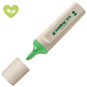 edding 24 EcoLine Evidenziatore, Punta a scalpello, Spessore tratto 2-5 mm, Verde (confezione 10 pezzi) edding 24 EcoLine Evidenziatore, Punta a scalpello, Spessore tratto 2-5 mm, Verde (confezione 10 pezzi)