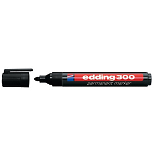 edding 300 marqueur permanent pointe ogive trait 1,5 - 3 mm - Noir edding 300 marqueur permanent pointe ogive trait 1,5 - 3 mm - Noir