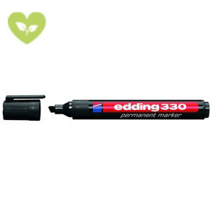 edding 330, Marcatore permanente, Punta a scalpello, 1 mm - 5 mm, Nero (confezione 10 pezzi) edding 330, Marcatore permanente, Punta a scalpello, 1 mm - 5 mm, Nero (confezione 10 pezzi)