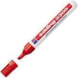 edding 3300 Marcador permanente, punta biselada, 1-5 mm, rojo edding 3300 Marcador permanente, punta biselada, 1-5 mm, rojo