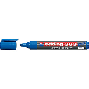 edding 363 Marcatore per lavagna Punta a scalpello 1 - 5 mm Nero (confezione 10 pezzi) edding 363 Marcatore per lavagna Punta a scalpello 1 - 5 mm Nero (confezione 10 pezzi)