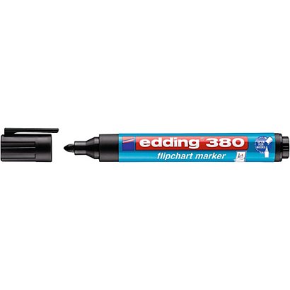 edding 380 Marqueur permanent spécial chevalet pointe ogive 1,5 - 3 mm noir