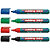 edding 380 Rotulador para rotafolios, punta ojival, 1,5-3 mm, negro, azul, verde y rojo - 2