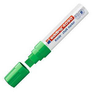 edding 4090, Rotulador no permanente, punta biselada, 4 a 15 mm, verde edding 4090, Rotulador no permanente, punta biselada, 4 a 15 mm, verde