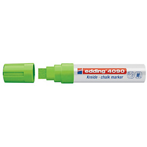 edding 4090 Tiza rotulador biselada punta 4 a 15 mm claro verde edding 4090 Tiza rotulador biselada punta 4 a 15 mm claro verde
