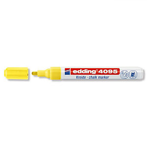 edding 4095 Tiza rotulador ojival punta 2 a 3 mm neón amarillo