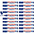 Edding 660 Marqueur effaçable tableau blanc pointe ogive 1,5 - 3 mm - Bleu - lot de 17 + 3 offerts - 2