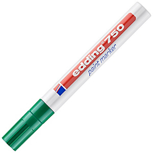 edding 750 Marcatore a vernice Punta rotonda 2 - 4 mm Verde edding 750 Marcatore a vernice Punta rotonda 2 - 4 mm Verde