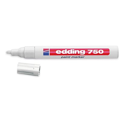 Edding 750 Paint white marker pen, pack of 10