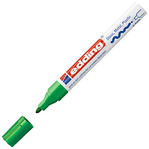 edding 750 Rotulador de pintura, punta ojival, 2-4 mm, verde edding 750 Rotulador de pintura, punta ojival, 2-4 mm, verde
