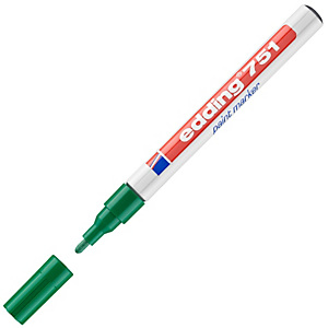 edding 751 Marcatore a vernice Punta rotonda 1 - 2 mm Verde edding 751 Marcatore a vernice Punta rotonda 1 - 2 mm Verde