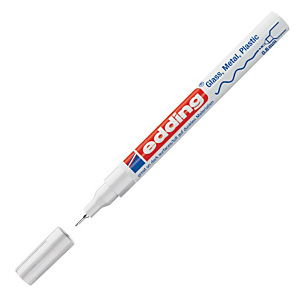 edding 780 Marcatore a vernice, Punta tonda 0,8 mm, Bianco (confezione 10 pezzi) edding 780 Marcatore a vernice, Punta tonda 0,8 mm, Bianco (confezione 10 pezzi)