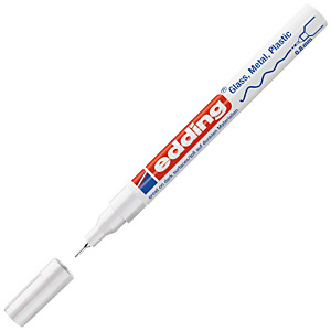 edding 780 Rotulador de pintura, punta redonda, 0,8 mm, blanco edding 780 Rotulador de pintura, punta redonda, 0,8 mm, blanco