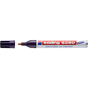 edding 8280 Securitas UV Rotulador de seguridad, punta redonda, 1,5-3 mm, tinta especial