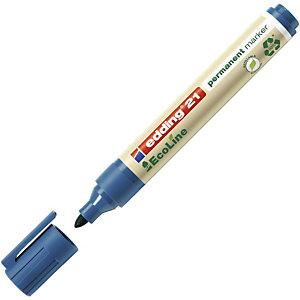 EDDING EcoLine 21 Permanent marker, rond, 1,5 mm - 3 mm, blauw