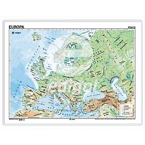 EDIGOL Mapa, escritorio, 42 x 30 cm, Fisico / Político, Europa