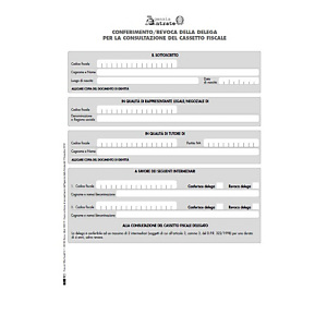 EDIPRO E0019 Modulo per il conferimento/revoca cassetto fiscale delegato, Formato 29,7 x 21 cm EDIPRO E0019 Modulo per il conferimento/revoca cassetto fiscale delegato, Formato 29,7 x 21 cm