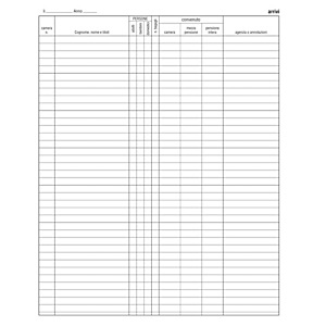 EDIPRO Registro arrivi/partenze - 31 x 24,5cm - 46pg - Edipro EDIPRO Registro arrivi/partenze - 31 x 24,5cm - 46pg - Edipro