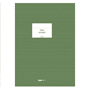 EDIPRO Registro libro inventari - 31 x 24,5cm - 92pg - numerate