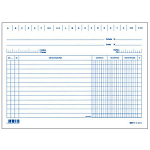 EDIPRO Schede carico/scarico, 15 x 21 cm, Cartoncino, Copie 100 EDIPRO Schede carico/scarico, 15 x 21 cm, Cartoncino, Copie 100