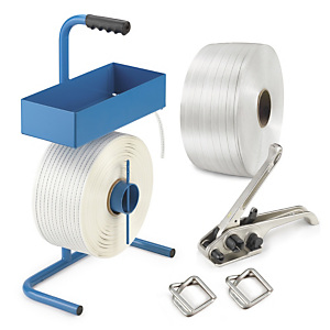 El kit de flejado textil hilo a hilo RAJA® El kit de flejado textil hilo a hilo RAJA®