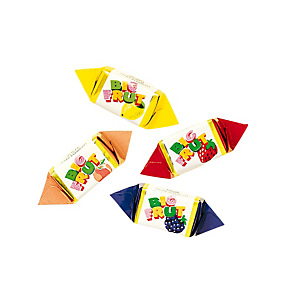 ELAH Dufour BIG FRUT Caramella morbida gelée con succo di frutta, Frutti Mediterranei, 1 kg ELAH Dufour BIG FRUT Caramella morbida gelée con succo di frutta, Frutti Mediterranei, 1 kg