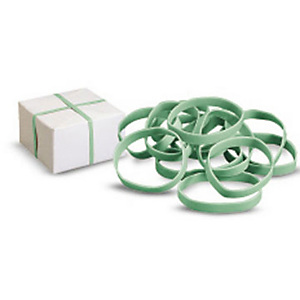 Elastici a fascetta - Gomma verde - Diam. assortiti - 100 g Elastici a fascetta - Gomma verde - Diam. assortiti - 100 g