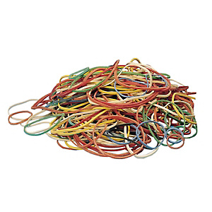 Elastici in sacchetto, Diametro 100 mm, Giallo, 1 kg Elastici in sacchetto, Diametro 100 mm, Giallo, 1 kg