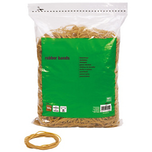 Elastici in sacchetto, Diametro 50 mm, Colore naturale, 1 kg Elastici in sacchetto, Diametro 50 mm, Colore naturale, 1 kg