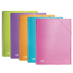 Elba Carpeta de fundas de espiral A4+, 40 fundas, colores surtidos Elba Carpeta de fundas de espiral A4+, 40 fundas, colores surtidos