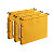 Elba Dossier suspendus pour armoire Ultimate A4 Kraft - 350 feuilles - Fond U 30 mm - Jaune - Lot de 25 - 1