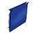Elba Dossier suspendus pour armoire Ultimate A4 Polypropylène - 100 feuilles - Fond V - Bleu - Lot de 10 - 1