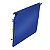 Elba Dossier suspendus pour armoire Ultimate A4 Polypropylène - 150 feuilles - Fond U 15 mm - Bleu - Lot de 10 - 1