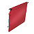 Elba Dossier suspendus pour armoire Ultimate A4 Polypropylène - 150 feuilles - Fond U 15 mm - Rouge - Lot de 10 - 1