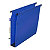Elba Dossier suspendus pour armoire Ultimate A4 Polypropylène - 550 feuilles - Fond U 50 mm - Bleu - Lot de 10 - 1