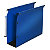 Elba Dossier suspendus pour armoire Ultimate A4 Polypropylène - 800 feuilles - Fond U 80 mm - Bleu - Lot de 10 - 1