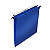 Elba Dossier suspendus pour tiroir Ultimate A4 Polypropylène - 100 feuilles - Fond V - Bleu - Lot de 10 - 1