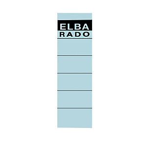 Elba Etiqueta lomera 190 x 54 mm azul Elba Etiqueta lomera 190 x 54 mm azul