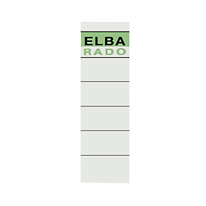 Elba Etiqueta lomera 190 x 54 mm blanca Elba Etiqueta lomera 190 x 54 mm blanca