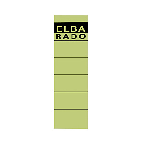 Elba Etiqueta lomera 190 x 54 mm verde Elba Etiqueta lomera 190 x 54 mm verde
