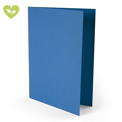 Elegance Cartellina semplice, 255 x 340 mm, Cartoncino uso mano 200 g/m², Blu (confezione 50 pezzi)