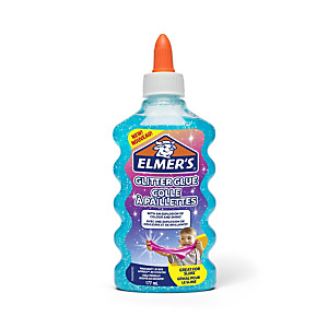 ELMER'S Colla Glitterata Liquida, Flacone da 177 ml, Blu ELMER'S Colla Glitterata Liquida, Flacone da 177 ml, Blu
