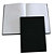 ELVE Registre toilé folioté 1 à 200 format 32x25 cm, 200 pages quadrillé 5/5. Coloris Noir - 1